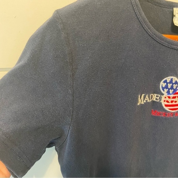 Disney | Vintage Made in American Mickey Logo T-shirt Size Large - Picture 6 of 8